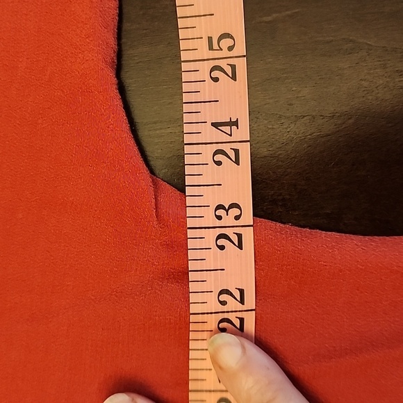 Loft Salmon colored Short sleave top, sz Large - Picture 5 of 7